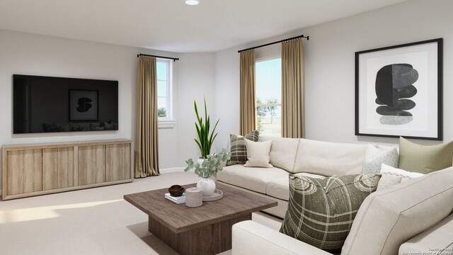 2059 Olivia Dr, New Braunfels, TX 78130 - living area with recessed lighting