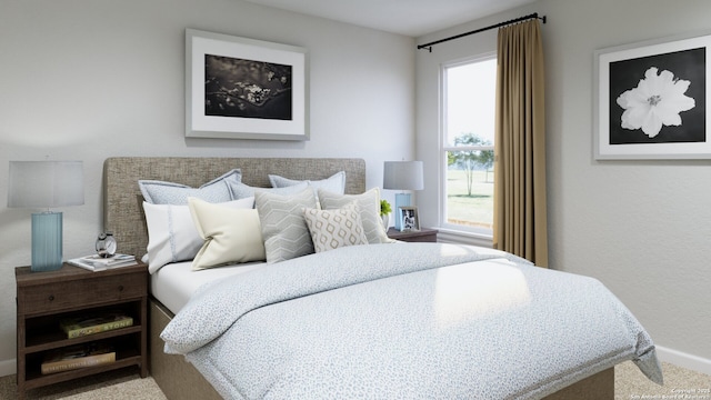 2059 Olivia Dr, New Braunfels, TX 78130 - carpeted bedroom featuring baseboards