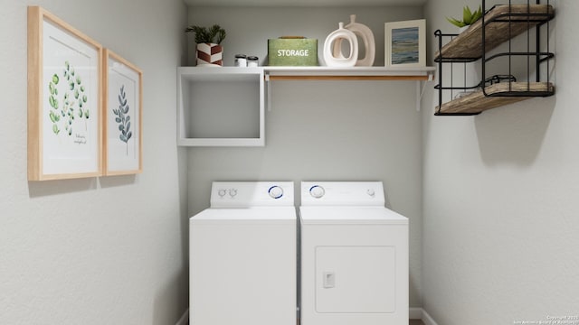 2059 Olivia Dr, New Braunfels, TX 78130 - washroom featuring washing machine and clothes dryer and laundry area