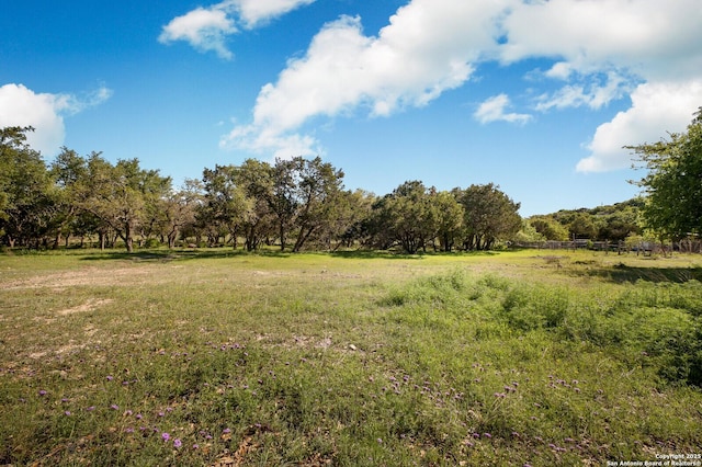 view of landscape featuring a rural view