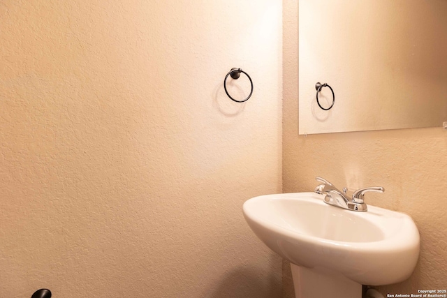 bathroom with a sink