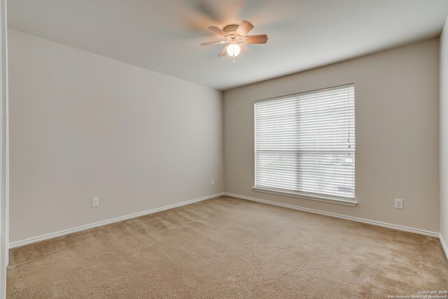 342 Perch Horizon, San Antonio, TX 78253 - carpeted spare room with ceiling fan and baseboards