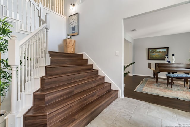 2527 Ashton Village, San Antonio, TX 78248 - stairway with baseboards