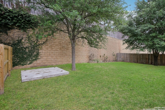 22010 Dolomite, San Antonio, TX 78259 - view of yard featuring a fenced backyard