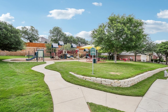 22010 Dolomite, San Antonio, TX 78259 - view of home's community with a yard, fence, and playground community