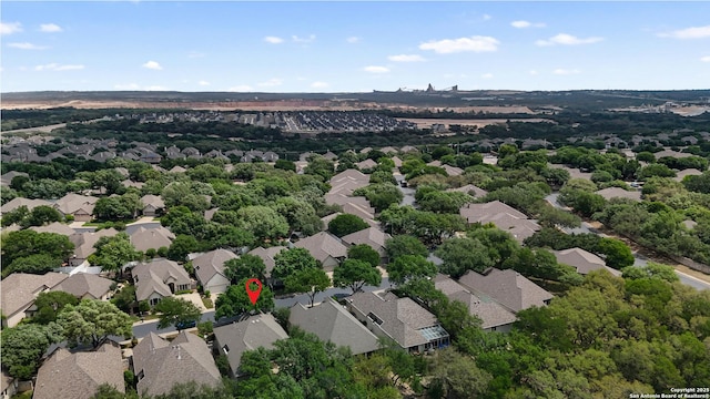 birds eye view of property featuring a residential view