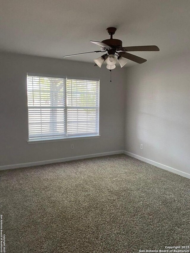 853 Satellite Vw, Round Rock, TX 78665 - carpeted empty room with ceiling fan and baseboards