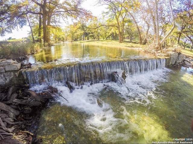 view of water feature
