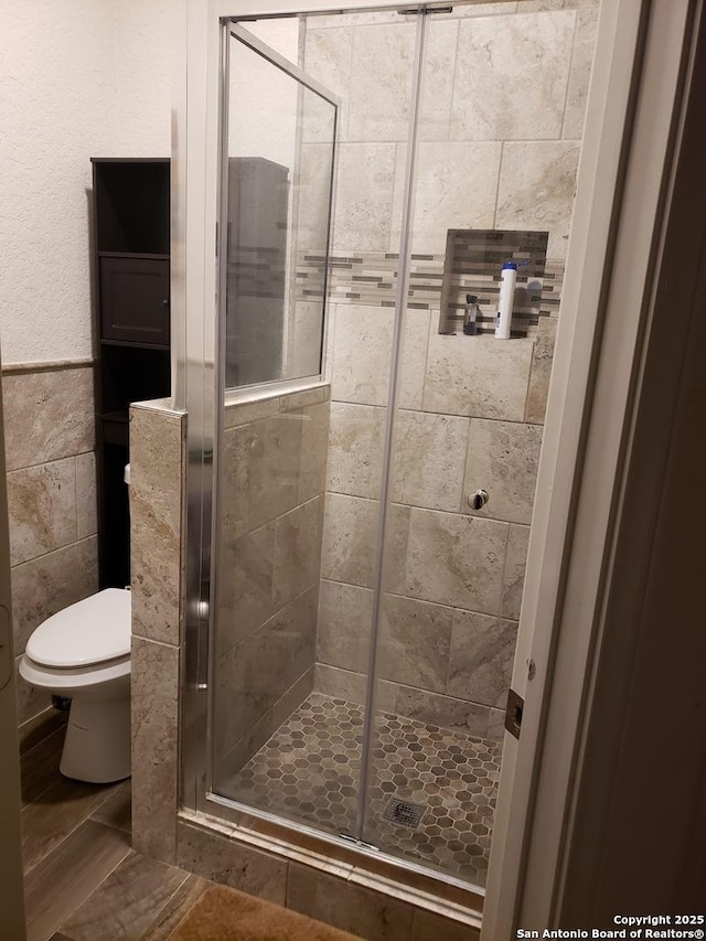 12031 Mill Love, San Antonio, TX 78254 - full bathroom with a stall shower and toilet