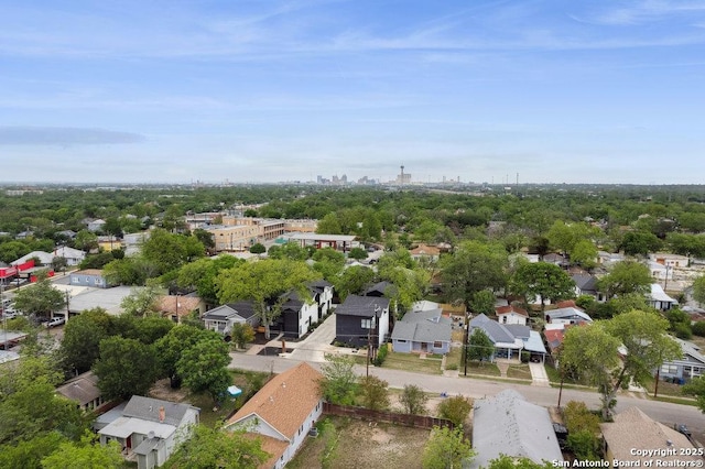 bird's eye view featuring a residential view