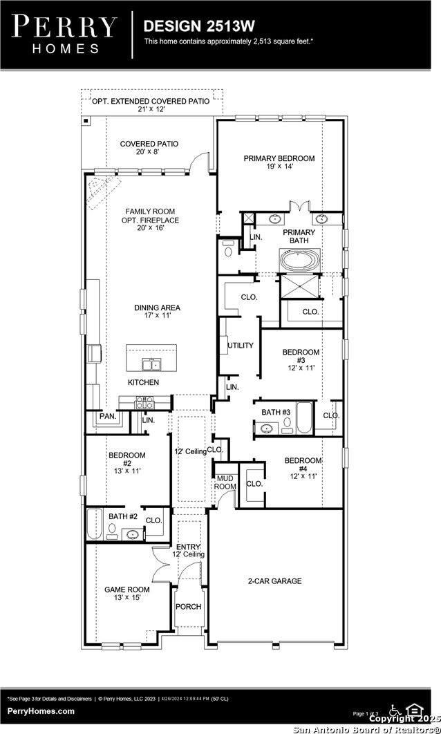 307 Haby Holw, San Antonio, TX 78253 - plan