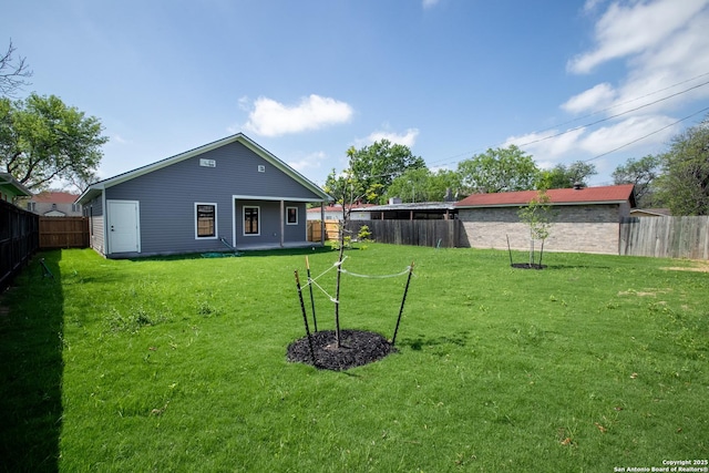 227 Quentin, San Antonio, TX 78201 - view of yard with a fenced backyard