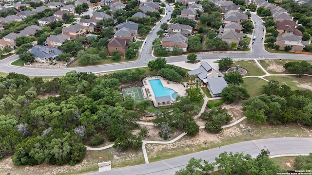 birds eye view of property featuring a residential view