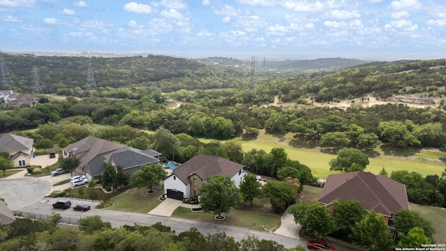 bird's eye view featuring a residential view