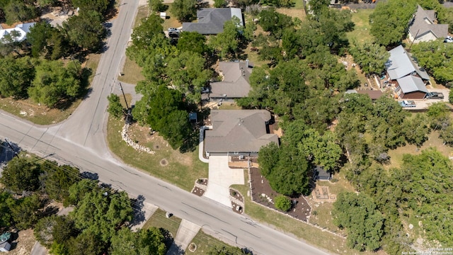 aerial view featuring a residential view