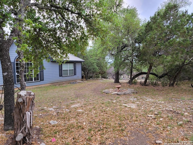 view of yard