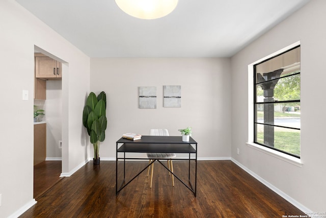 3102 Mindoro, San Antonio, TX 78217 - office with baseboards and wood finished floors