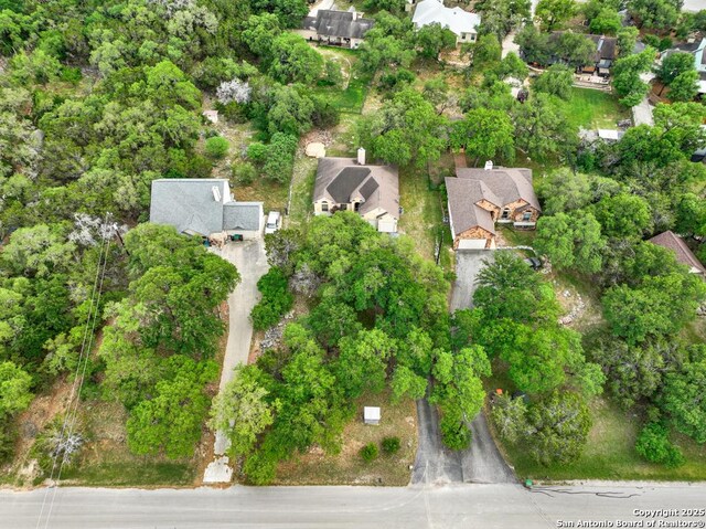 bird's eye view featuring a residential view