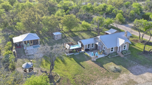 283 N Second St, Harper, TX 78631 - drone / aerial view