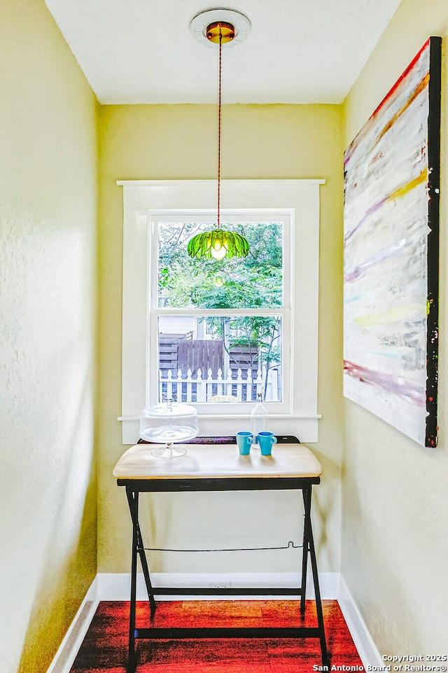 dining room with baseboards