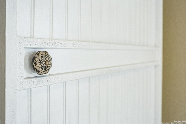 view of room details