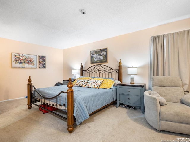 7906 Winsford, San Antonio, TX 78239 - carpeted bedroom with a textured ceiling