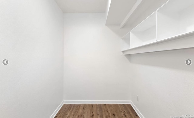 interior space featuring wood finished floors