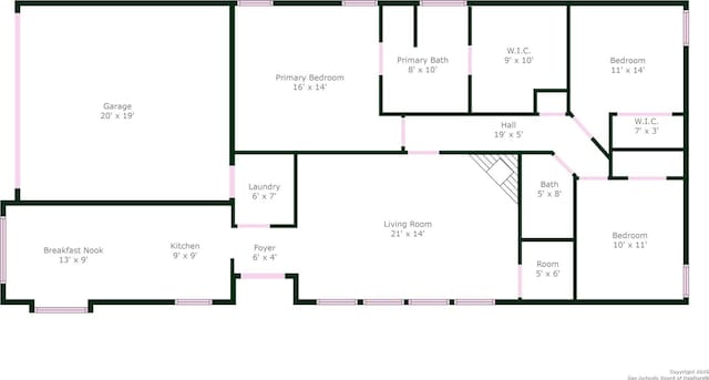 6430 Ithaca Fls, San Antonio, TX 78239 - plan