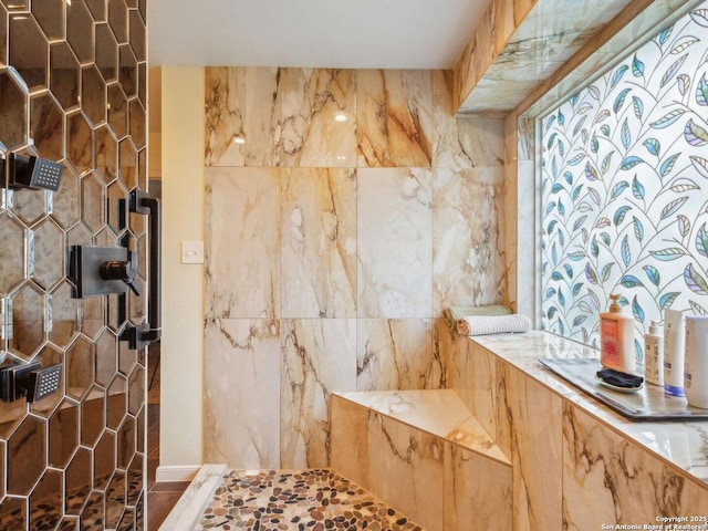 154 Elk Rdg, Canyon Lake, TX 78133 - full bath featuring a walk in shower