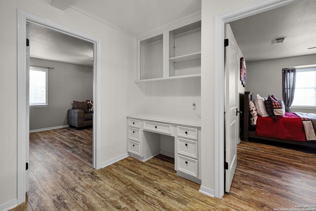 interior space with visible vents