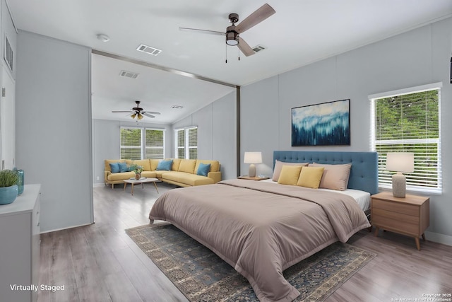 630 Nelson, Canyon Lake, TX 78133 - bedroom with light wood finished floors and visible vents
