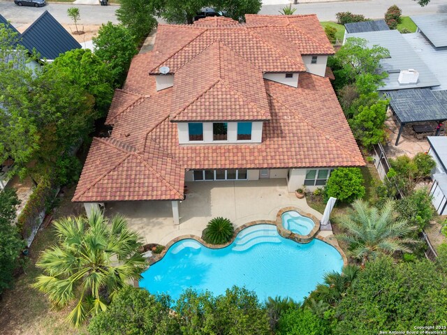 drone / aerial view