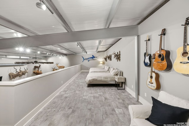 148 Lakecreek, New Braunfels, TX 78130 - bedroom with baseboards and wood finished floors