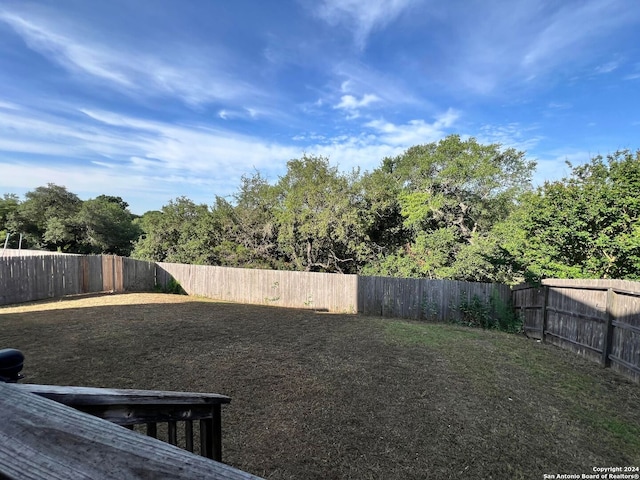 3727 Retreat Run, San Antonio, TX 78253 - view of yard with a fenced backyard