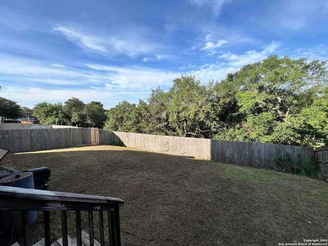 3727 Retreat Run, San Antonio, TX 78253 - view of yard featuring a fenced backyard