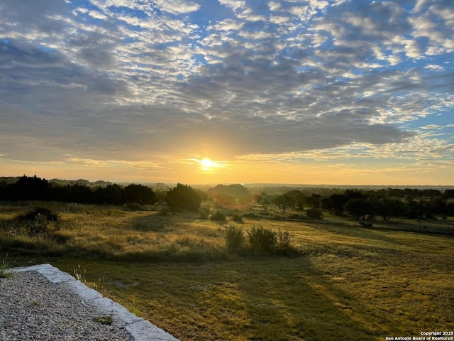 view of landscape with a rural view