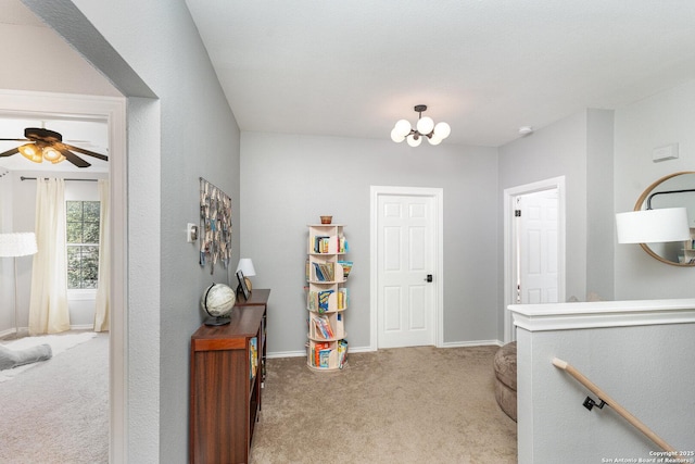 21707 Beaver Bnd, San Antonio, TX 78258 - corridor with light colored carpet and baseboards