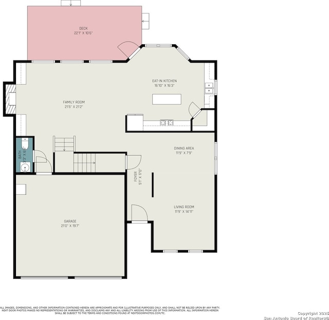 21707 Beaver Bnd, San Antonio, TX 78258 - floor plan