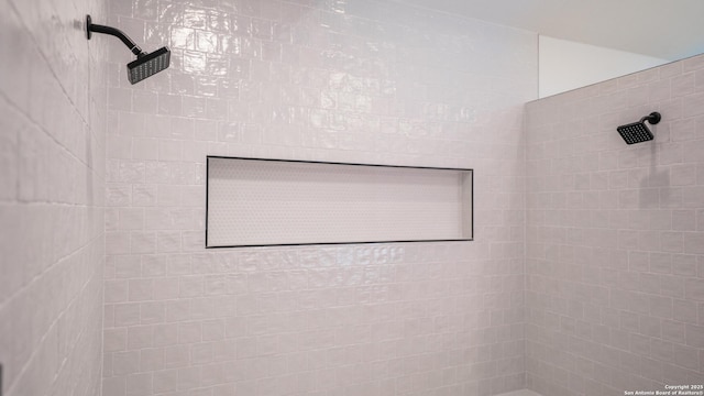 room details featuring tiled shower