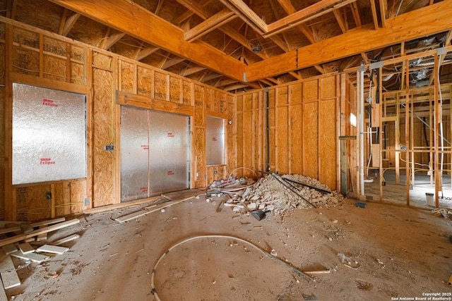 misc room featuring electric panel