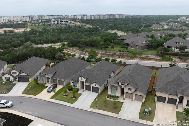 birds eye view of property featuring a residential view