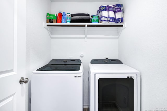 6057 Companion Loop, Bulverde, TX 78163 - laundry area with separate washer and dryer and laundry area