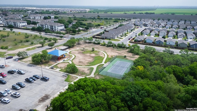 aerial view featuring a residential view