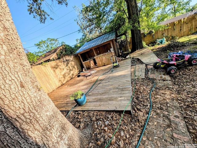 2465 Gladys St, Beaumont, TX 77702 - deck featuring fence