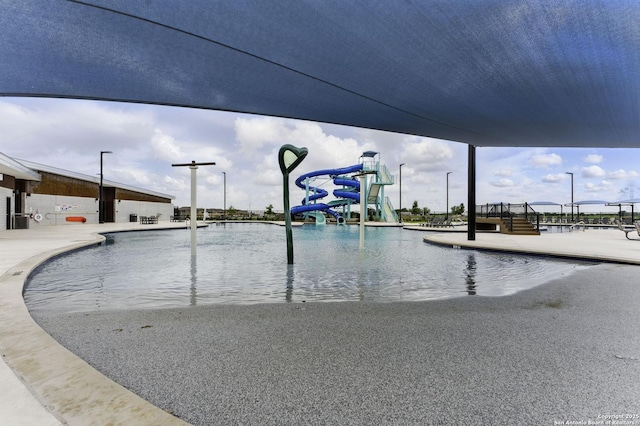 view of pool