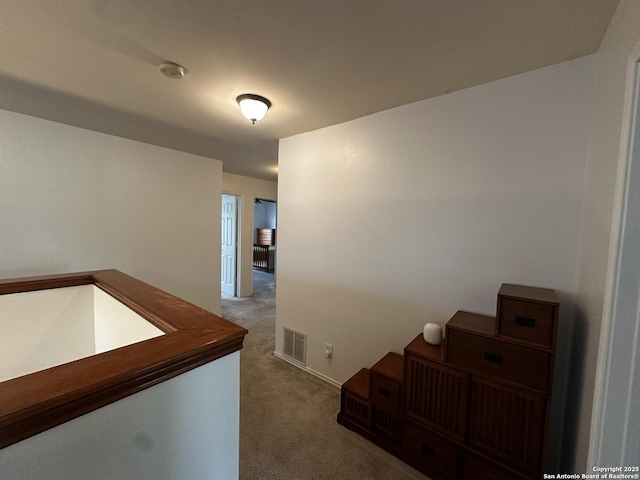 9528 Braun, San Antonio, TX 78254 - hall featuring visible vents and carpet flooring