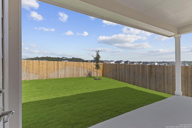 view of yard