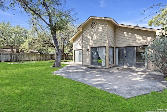 2915 Hunters Strm, San Antonio, TX 78230 - rear view of house with a patio