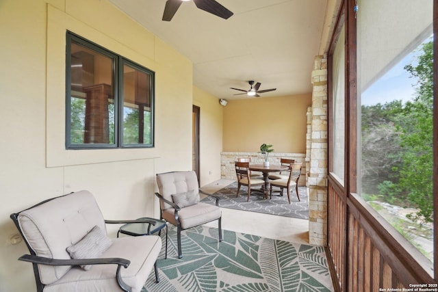 exterior space with plenty of natural light