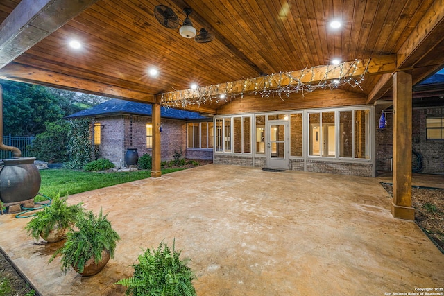 view of patio